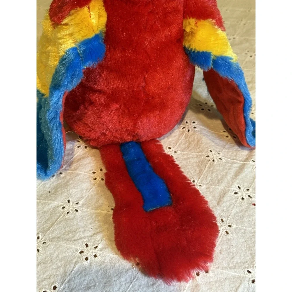 Wild Republic Scarlet Macaw Parrot Plush 10.5